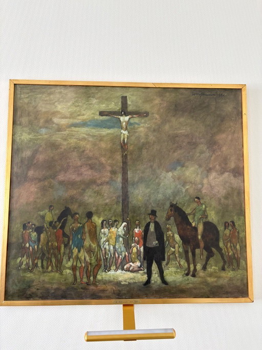 Peinture de W. Hofhuizen 1915-1986