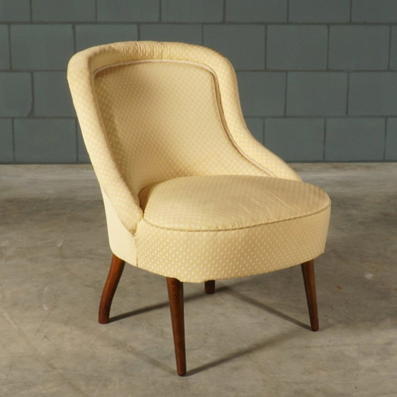 Set of Vintage Cocktail Armchairs – 1960s – Textile (photo 2 of 15)