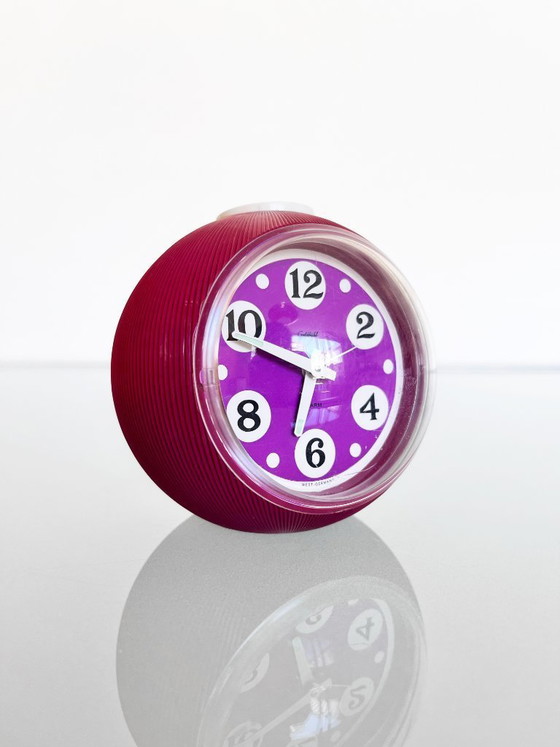 Image 1 of Vintage Purple Goldbühl Space Age Alarm Clock