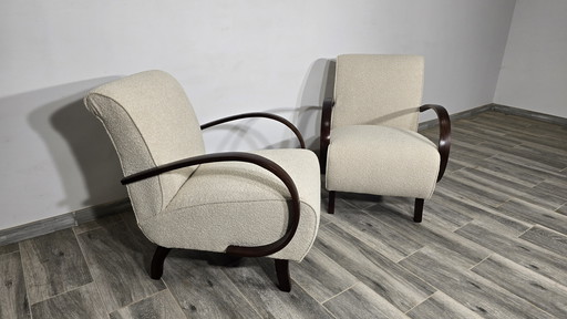 Set of Lounge Chairs by Jindrich Halabala