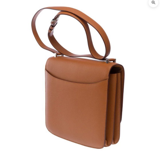 Image 1 of Borsa HERMES 2002 in cuoio dorato - 101272