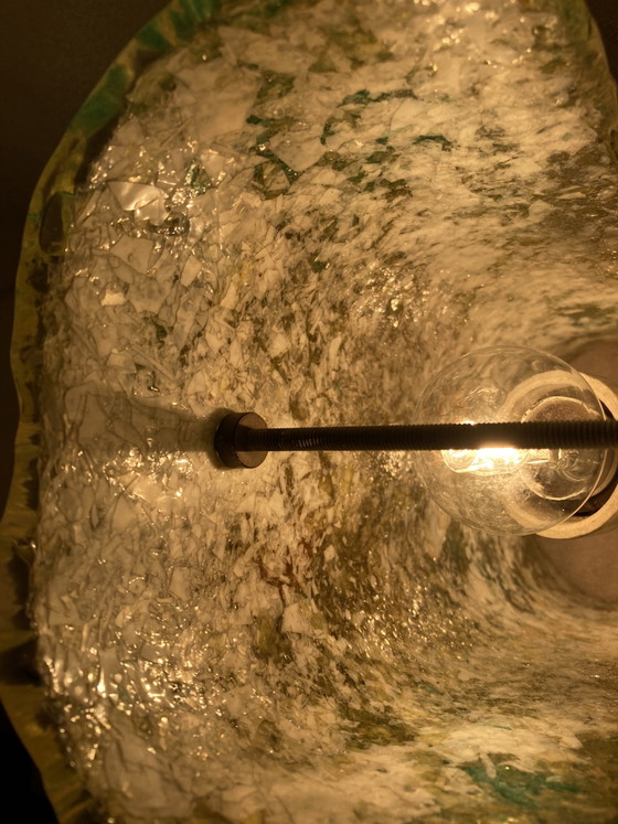 Applique da parete in vetro smerigliato verde e giallo in stile brutalista – Glass (photo 5 of 13)