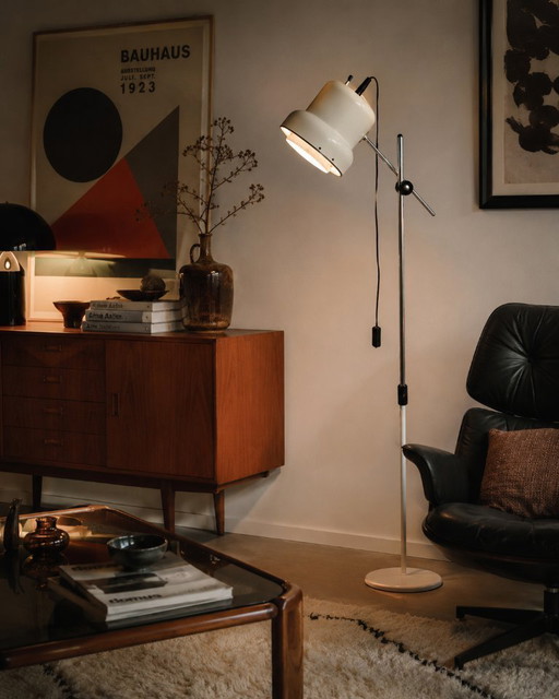 Verstellbare Stehlampe von Jo Hammerborg – Fog & Mørup, Dänemark, 1960er Jahre