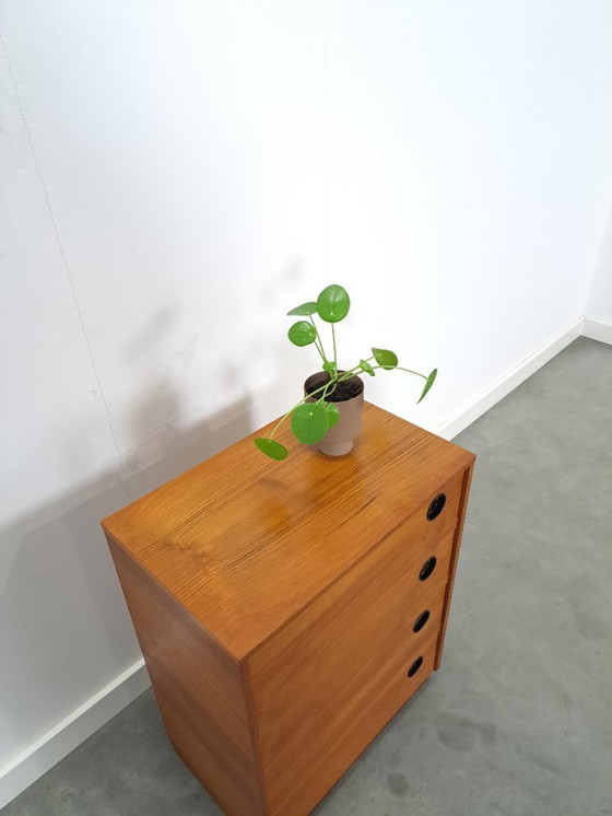 Image 1 of Scarpiera con maniglie rotonde nere, n. 1 vintage