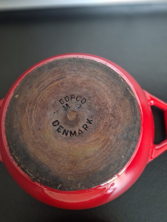 Image 1 of Set van 4 gietijzeren vintage Copco Denmark pannen