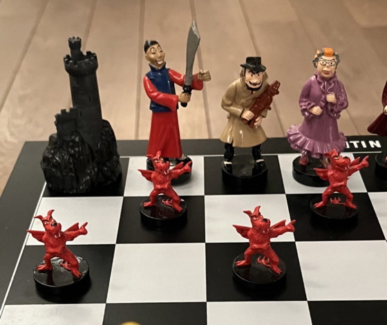 Image 1 of Rare Jeu d’échecs Tintin Pixi – N°20 / 1000 – Pièce de Tête