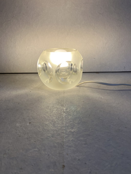 Lampe de table design en verre glacé Peil & Putzler