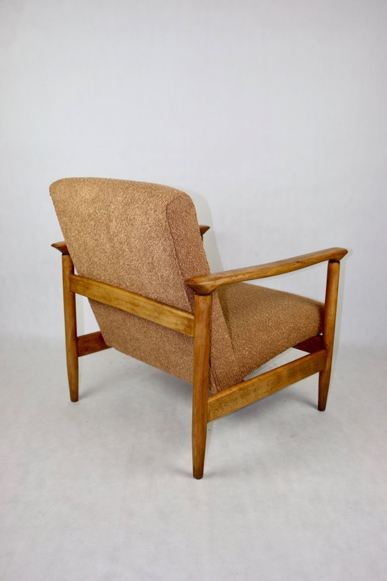 Image 1 of Orange Gold GFM-142 Armchair by Edmund Homa, 1970s