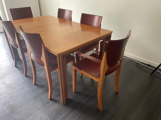 Image 1 of Set da pranzo Molteni&C - Design italiano in noce massello