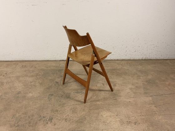 Image 1 of SE18 klapstoelen van Egon Eiermann voor Wilde & Spieth, set van 3