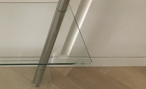 Image 1 of Glass and metal shelves