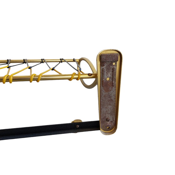 Image 1 of Mid - Century String Coat Rack, Train Rack