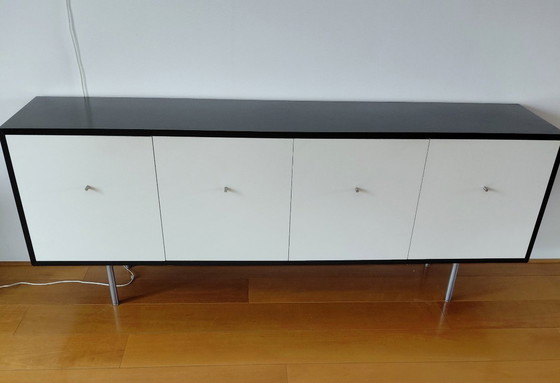 Image 1 of Pastoe Sideboard in Schwarz und Weiß