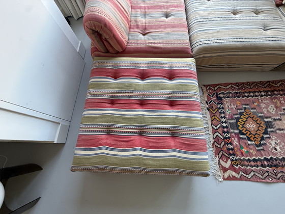 Image 1 of Vintage Roche Bobois Voyage Immobile modulaire bank 5 stuks