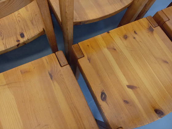 Image 1 of Set di 8 sedie scandinave vintage di Ilmari Tapiovaara per Asko in pino degli anni &#39;70