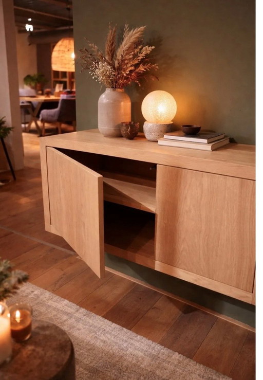 Aparador mueble para TV de madera de roble - Eijerkamp Design