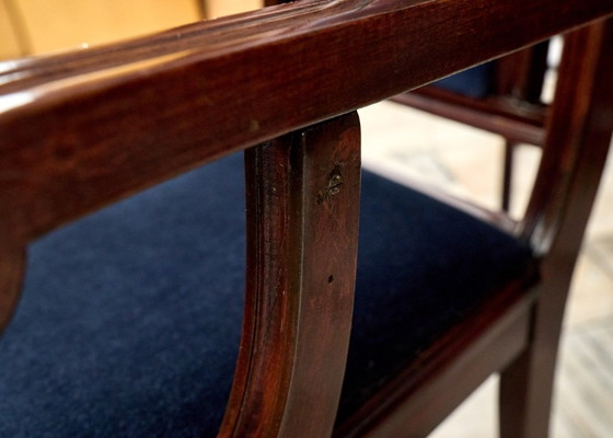 Image 1 of Set di 7 sedie in stile eclettico FAMEG Radomsko, anni '70/'80