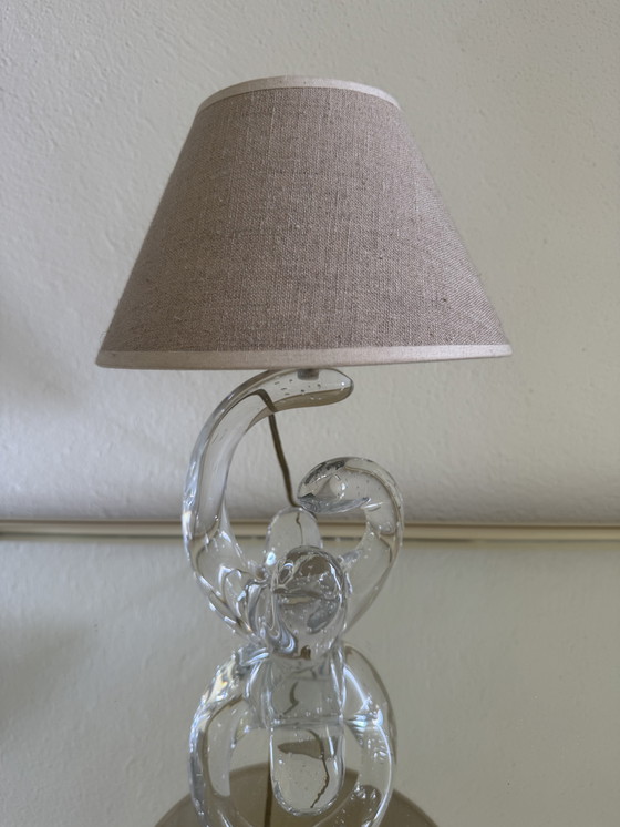 Image 1 of Small Crystal Lamp Schneider 50's