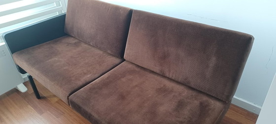 Image 1 of Braunes Gispen-Design-Schlafsofa (Designer: Coen de Vries)