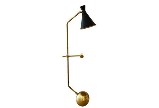 Image 1 of Grote Italiaanse designlamp met contragewicht 1950