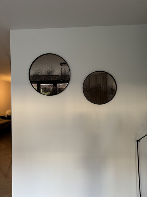 Ethnicraft spiegels in verouderd brons