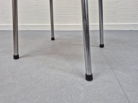 Image 1 of Table de chevet vintage à cadre tubulaire Auping, Wim Rietveld.