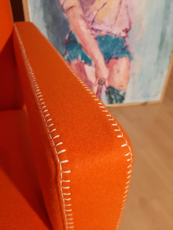 Image 1 of Cassina Utrecht 637 Nuovo mai usato in panno di lana Ruggine arancione (Serie 13L) Punto cavallo