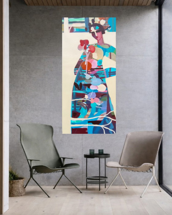 Acrylschilderij 70x150cm – Kunst, Canvas (photo 15 of 15)