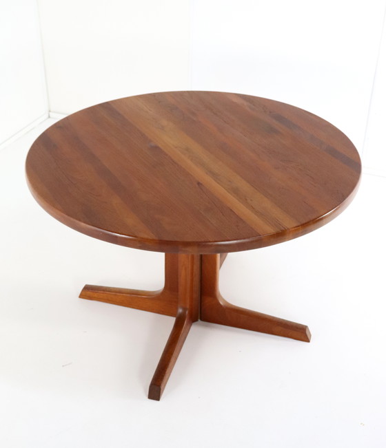 Image 1 of Gudme Ronde Eettafel 'Udsholt' Vintage Massief Teak