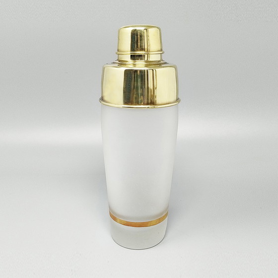 Image 1 of 1960S Stunning Cocktail Shaker Set mit vier Gläsern. Hergestellt in Italien