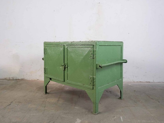 Image 1 of Vintage Workbench Coffe Cabinet Industrial Design 