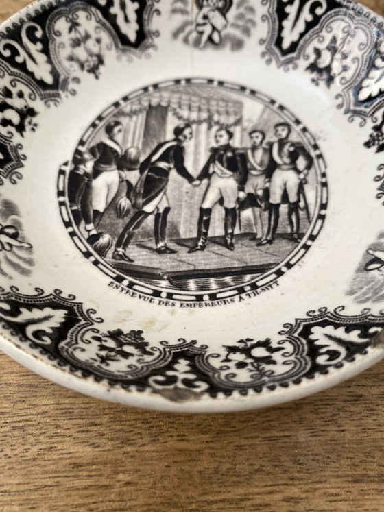 Image 1 of Vide Poche Coupelle Porcelaine de Gien 1855