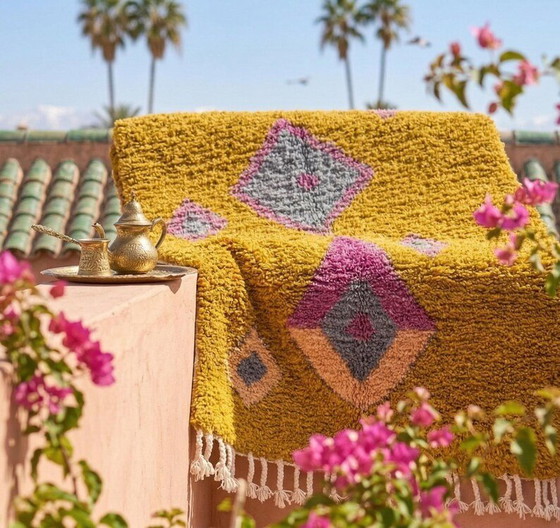Zeldzaam handgemaakt Berber wollen tapijt 200/260 cm – Vloerkleden en tapijten, Wool (photo 6 of 9)