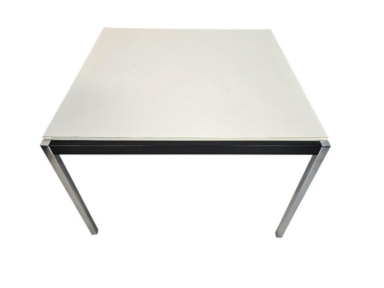 Dutch design - Gispen - Coen de Vries - Coffee table - veneer - chrome - Holland - 1967, Metal, Wood, Black (photo 4 of 9)