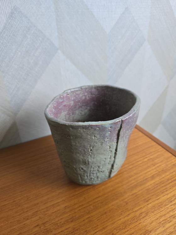 Studio Ceramics Vase Yvette Bakker 1995 Pastel (photo 5 of 5)