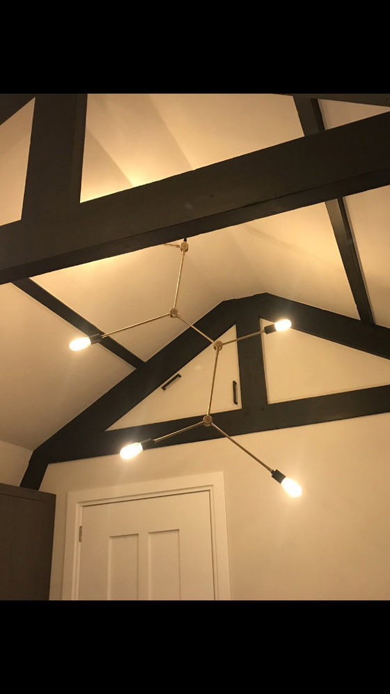 Image 1 of Lampada a sospensione di Menu, serie Tribeca Franklin 3 pezzi