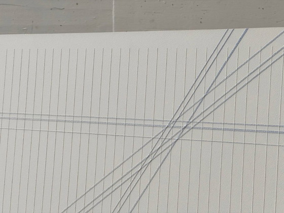 Image 1 of Geometric relief work by Rolf Forster, 1992