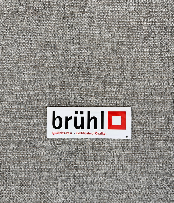 Image 1 of Brühl Alba Designer Sofa Couch Grau Stoff Ausstellungsstück