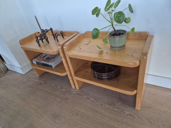 2 vintage pine bedside tables/side tables 70s – Wood (photo 6 of 7)