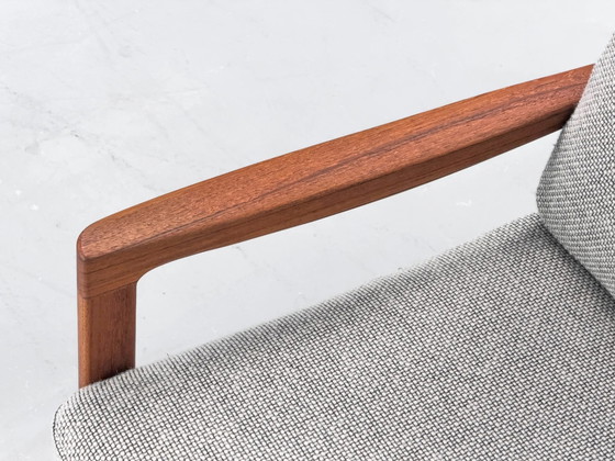 Senator Rocking Chair in Teak by Ole Wanscher for Cado, 1974, Wool, Mid Century Modern (photo 16 of 31)