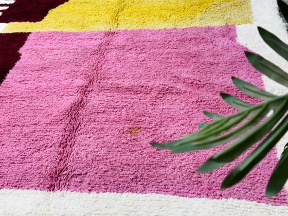 Image 1 of Marokkanischer Teppich aus Naturleinen, 300 x 150 cm 