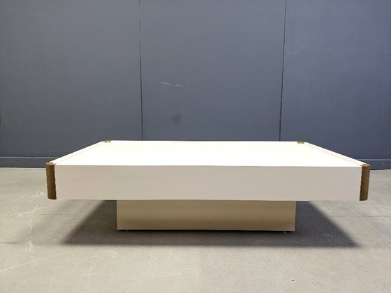 Image 1 of Tavolino da caffè vintage attribuito a Willy Rizzo, anni '70