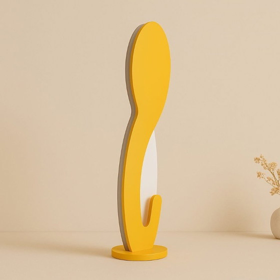 Image 1 of Carolina — Handmade Sculptural Table Lamp in Matte Yellow | Minimalist Italian Light Piece