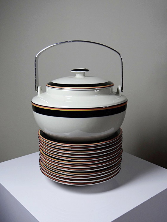 Image 1 of Vintage Arabia Finland Reimari soepset uit de jaren 70-80 van Inkeri Leivo