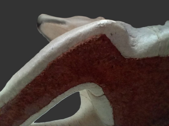 Image 1 of Borsa vintage in pelle Greyhound Château modellata a mano di metà secolo (Canada)