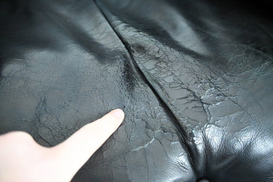 Image 1 of Loungefauteuil met voetenbank "Sheriff" van Sergio Rodrigues voor ISA Bergamo, jaren 60.