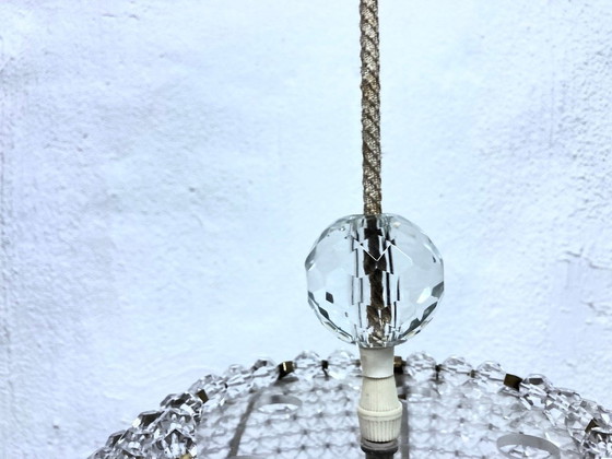 Image 1 of Lampada a sfera di design anni '50 in ottone acrilico stile Emil Stejnar