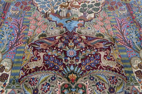 Image 1 of Tapis persan Kashmar 3,97 x 3,02 Tapis oriental fin n° 1008
