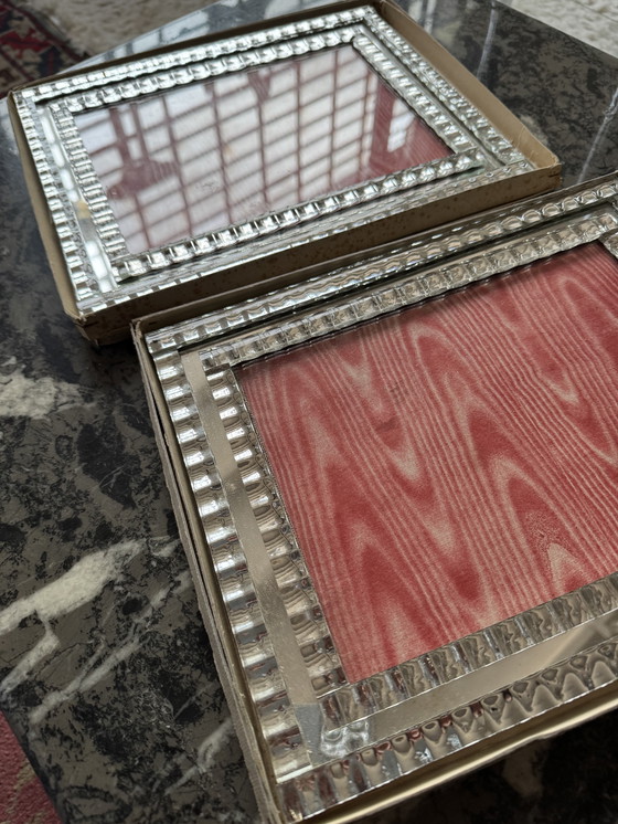 Image 1 of Spiegelfotolijsten uit de jaren 60