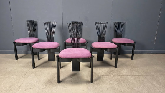 Image 1 of Totemstoelen van Torstein Nislen voor Westnofa, jaren 80
